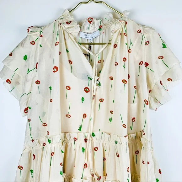 New Hunter Bell Merritt Dress Abstract Floral - Picture 4 of 10